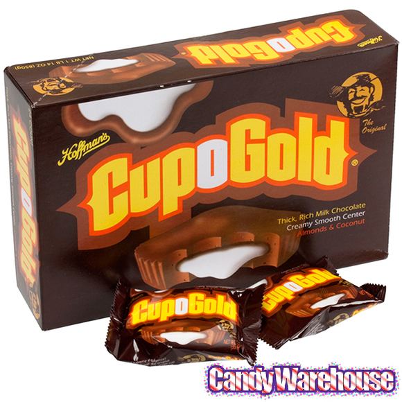 Cup-o-Gold CupOGold Chocolate Candy Cups 24Piece Box Bulk Candy From