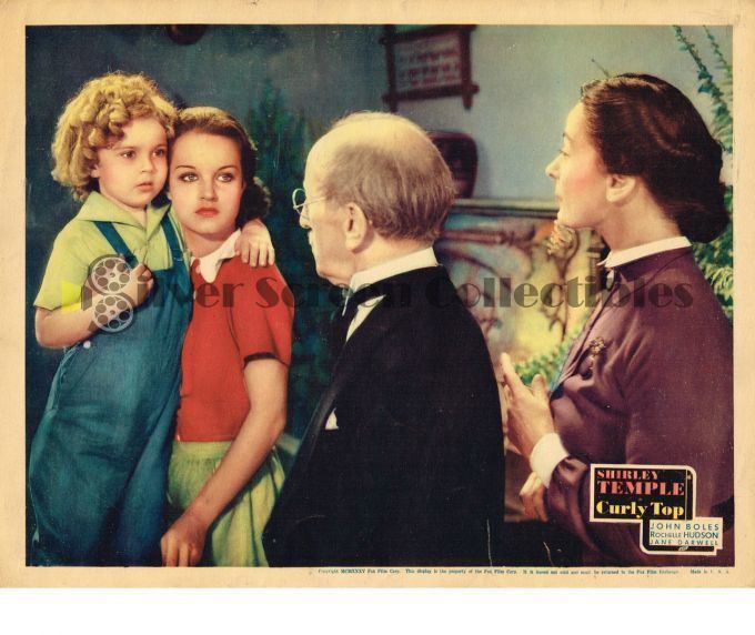 Curly Top (film) Silver Screen Collectibles Products Curly Top Shirley Temple