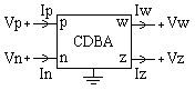 Current differencing buffered amplifier