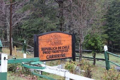 Curriñe Paso Fronterizo Carirrie permanecer cerrado durante temporada de