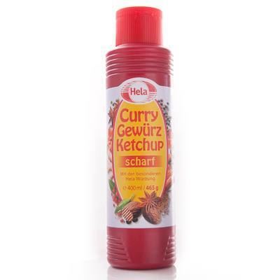 Curry ketchup Hela Spicy Curry Sauce 400ml GermanDelicom