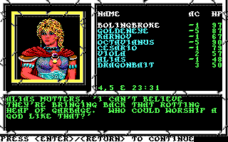 Curse of the Azure Bonds The CRPG Addict Curse of the Azure Bonds A Pile of Filth