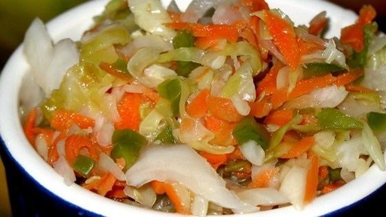 Curtido Curtido El Salvadoran Cabbage Salad Recipe Allrecipescom