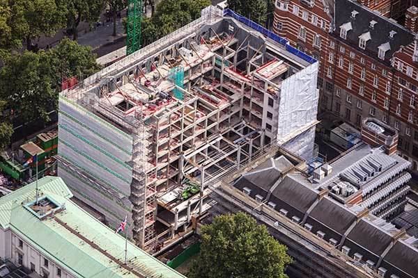 Curtis Green Building Steel completed for Met Police headquarters newsteelconstructioncom