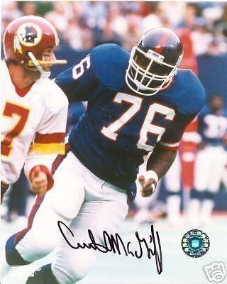 Curtis McGriff Curtis Mcgriff New York Giants Signed 8x10 Photo Wcoa Autographed