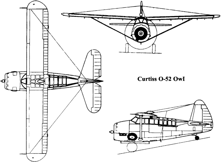 Curtiss O-52 Owl Curtiss O52 Owl Observation Aircraft