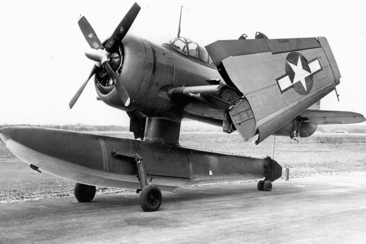Curtiss SC Seahawk FileCurtiss SC1 Seahawk parked with folded wings c1945jpeg