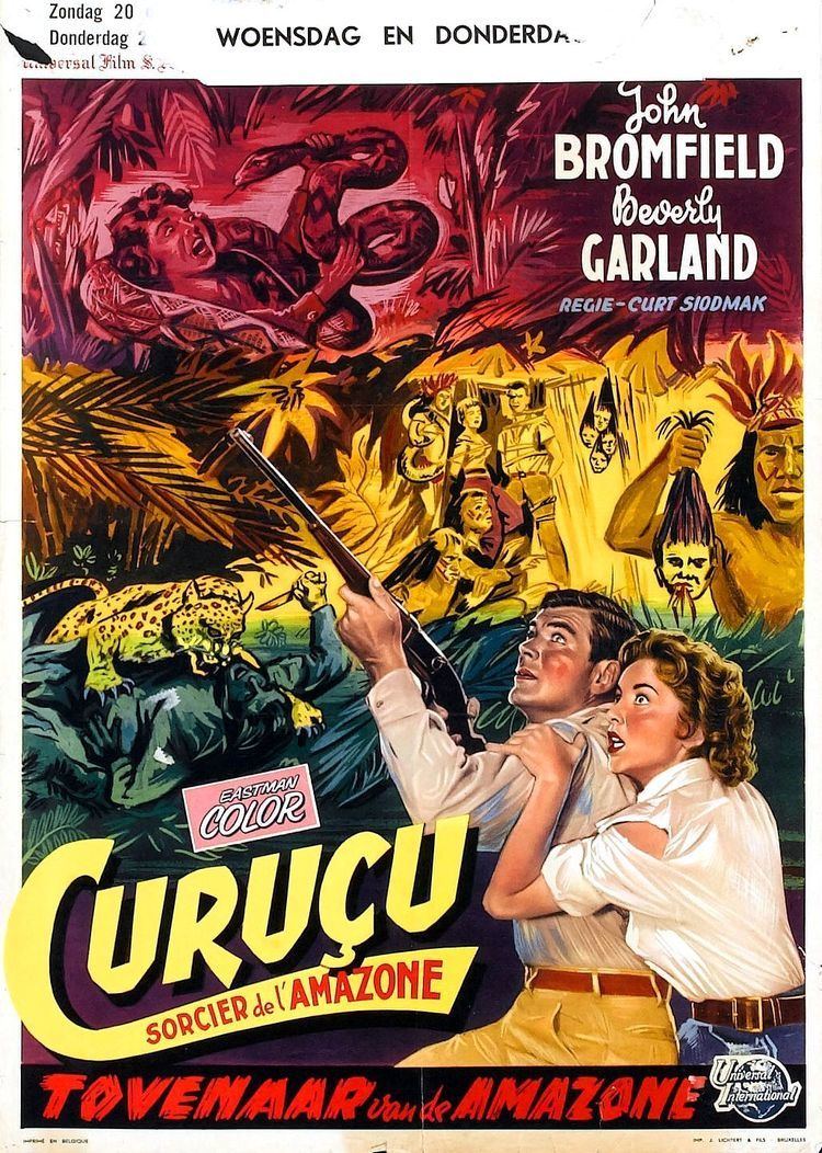 Curucu, Beast of the Amazon Poster for Curucu Beast of the Amazon 1956 USA Wrong Side of