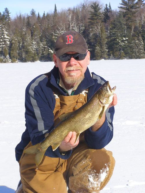 Cusk (fish) March Madness Late Season Ice Fishing in Maine