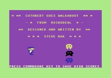 Cuthbert Goes Walkabout Download Cuthbert Goes Walkabout Commodore 64 My Abandonware