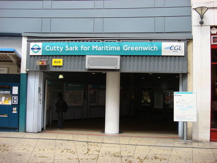 Cutty Sark for Maritime Greenwich DLR station