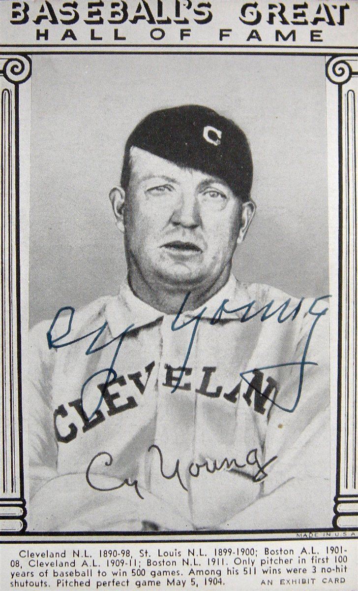 Cy Young PSA AutographFacts Cy Young