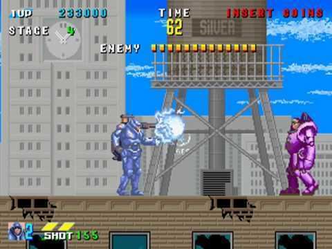 Cyber Police ESWAT ESwat Cyber Police Arcade Game YouTube