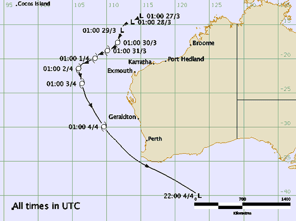 Cyclone Alby Severe Tropical Cyclone Alby