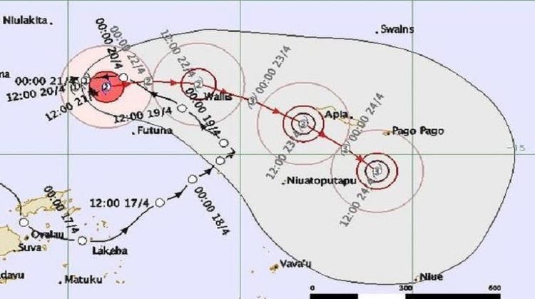 Cyclone Amos Amos now a category two cyclone Loop Vanuatu