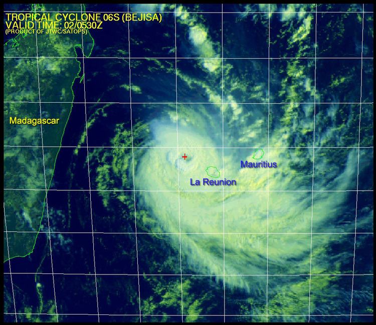 Cyclone Bejisa Bejisa Southern Indian Ocean NASA