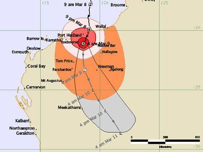 Cyclone George Cyclone hits WA town 09032007 ABC News Online