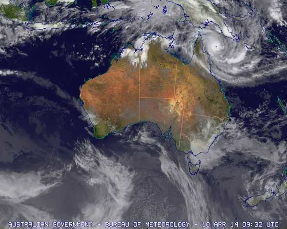 Cyclone Ita Tropical Cyclone Ita Intensifies to Category Five off Queensland