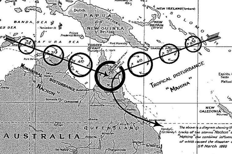 Cyclone Mahina Tropical Cyclone Mahina Bid to have deadly March 1899 weather event