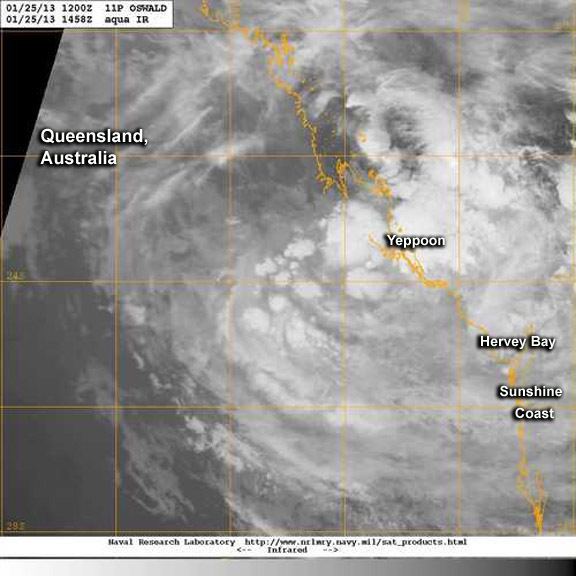 Cyclone Oswald NASA Tropical Cyclone Oswald South Pacific
