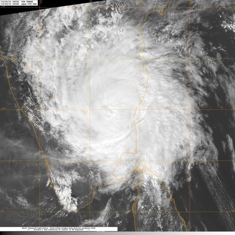 Cyclone Thane NASA Hurricane Season 2011 Tropical Cyclone Thane Northern
