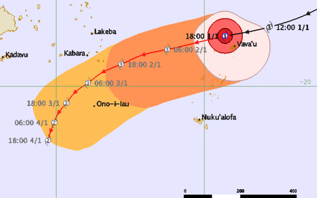 Cyclone Ula Cyclone Ula pounding northern Tonga Radio New Zealand News