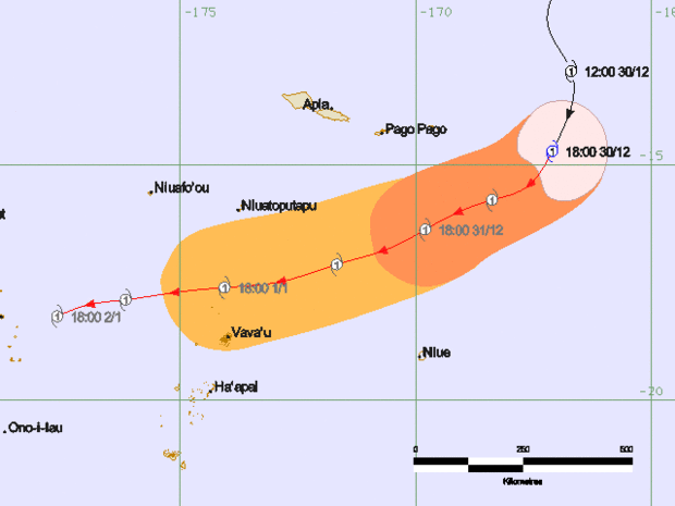 Cyclone Ula Cyclone Ula heading for northern Tonga Radio New Zealand News