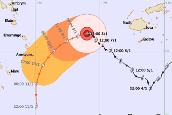 Cyclone Ula Cyclone Ula intensifies to category three as it wends through the