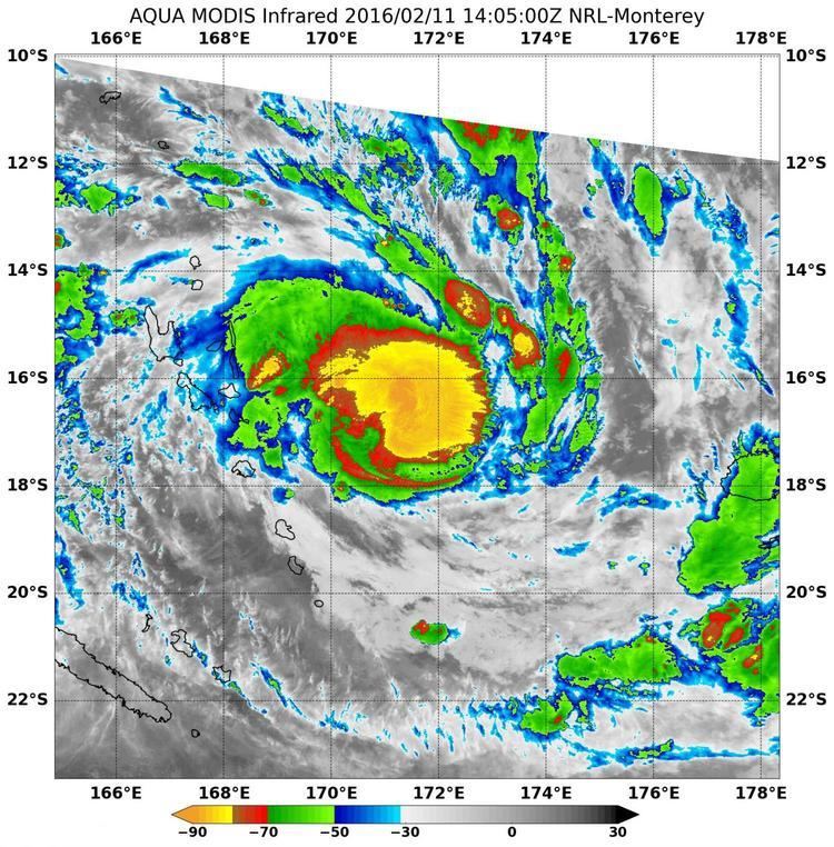 Cyclone Winston NASA sees Tropical Cyclone Winston form