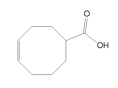 Cyclooctene 4cyclooctene1carboxylic acid C9H14O2 ChemSynthesis