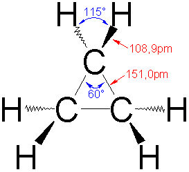 Cyclopropane Cycloalkanes Structural Variety Chemgapedia