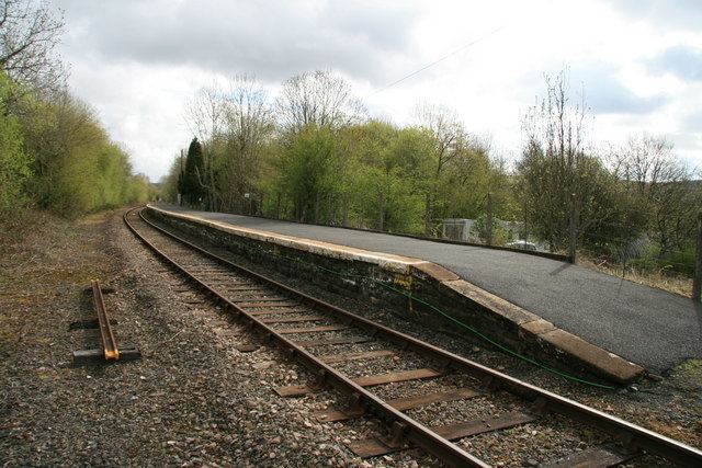 Cynghordy railway station