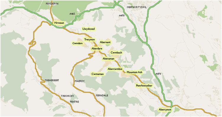 Cynon Valley Cynon Valley Map