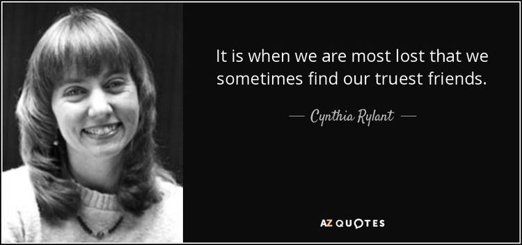 Cynthia Rylant TOP 20 QUOTES BY CYNTHIA RYLANT AZ Quotes