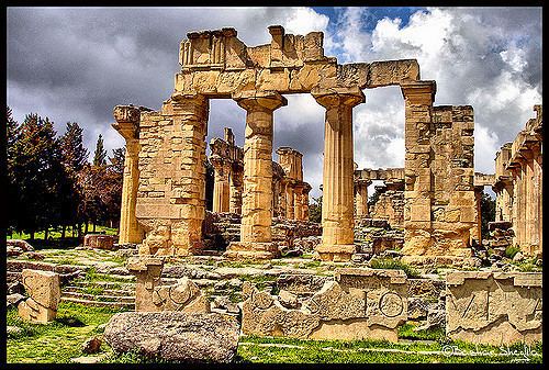 Cyrene, Libya Temple of Zeus Cyrene Libya High up from the rest of t Flickr