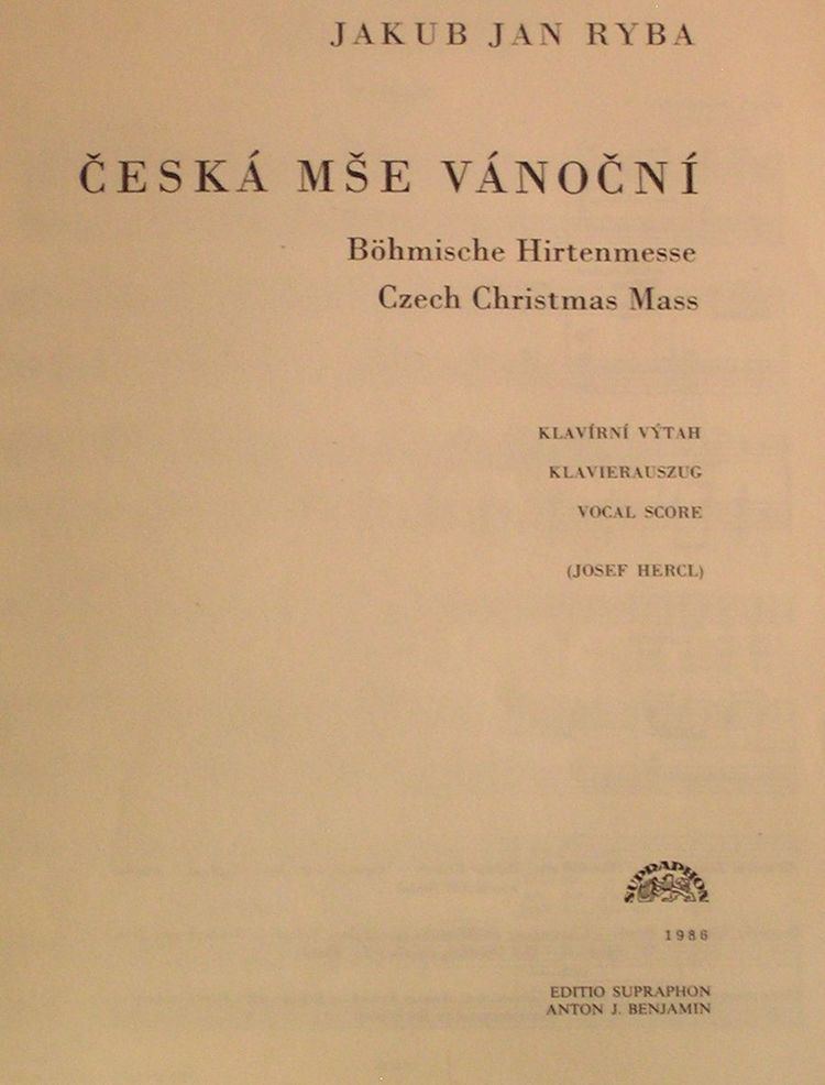 Czech Christmas Mass