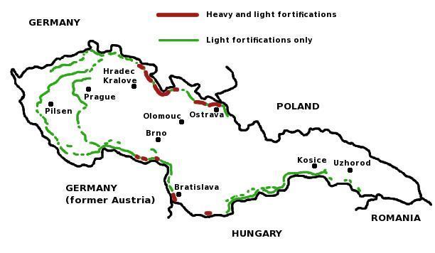 Czechoslovak border fortifications Czechoslovak Fortifications overview
