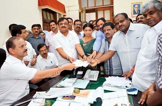 D. Kupendra Reddy Poor party JDS throws its weight behind barons Daily Mail Online