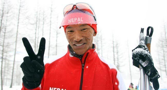 Dachhiri Sherpa SKIER HAPPY TO FINISH LAST Life is good