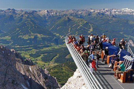 Dachstein glacier The Dachstein Skywalk a fascinating glacier world at an