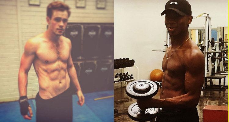 Dacre Montgomery Power Rangers Actors Show Off Shirtless Buff Bodies Before Filming