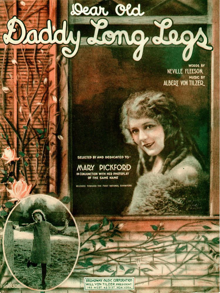 Daddy-Long-Legs (1919 film) FileSheet music cover DEAR OLD DADDYLONGLEGS 1919jpg