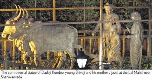 Dadoji Konddeo Dadoji Konddev statue of Shivajis Guru Removed another trick to