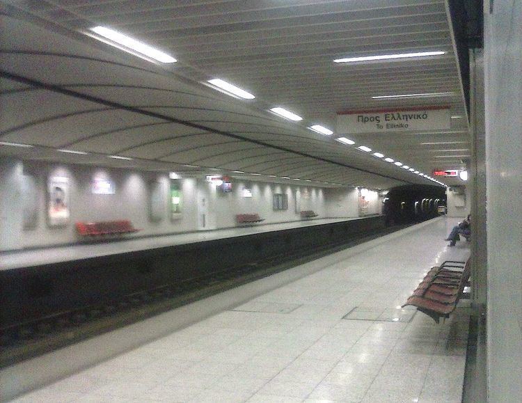 Dafni metro station