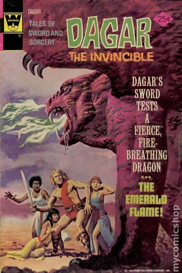 Dagar the Invincible Dagar the Invincible 1972 Whitman comic books