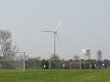 Dagenham wind turbines httpsuploadwikimediaorgwikipediacommonsthu