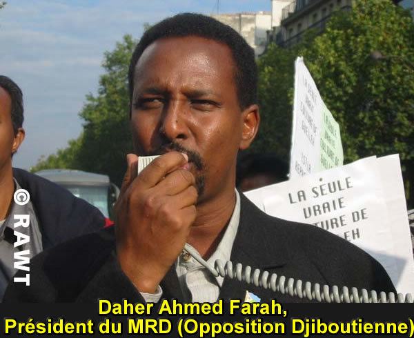 Daher Ahmed Farah Communiqu de presse Press release Visite de Daher Ahmed