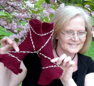 Daina Taimina Hyperbolic Crochet Common Cod Fiber Guild