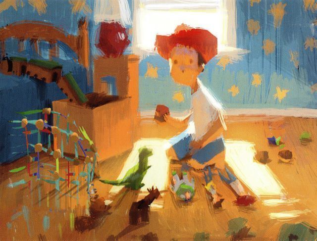 Daisuke Tsutsumi Toy Story 3 by Dice Tsutsumi color study Pinterest