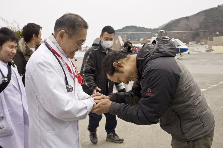 Daisuke Yamashita Daisuke Yamashita bringing care and energy to a shattered hospital